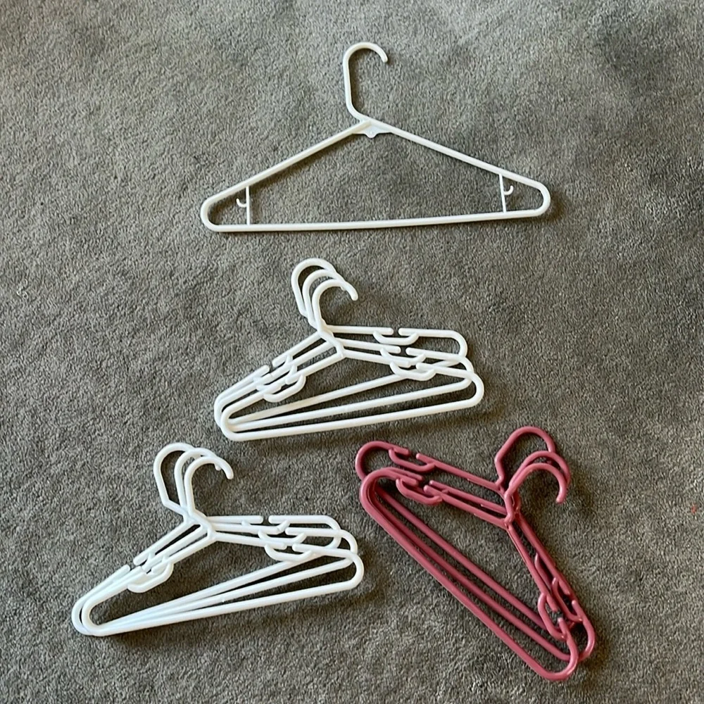 FREE with purchase—set of three toddler hangers